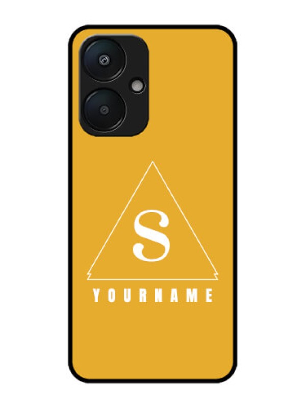 Custom Redmi 13C 5G Custom Metal Phone Case - Simple Triangle Design