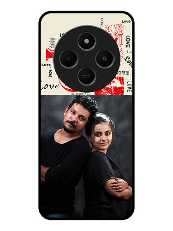 Custom Redmi 14c 5G Custom Metal Phone CaseTrendy Love Design Case