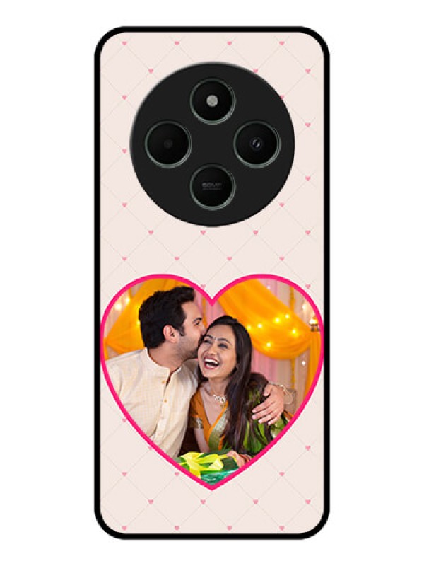 Custom Redmi 14c 5G Custom Metal Phone CaseHeart Shape Design