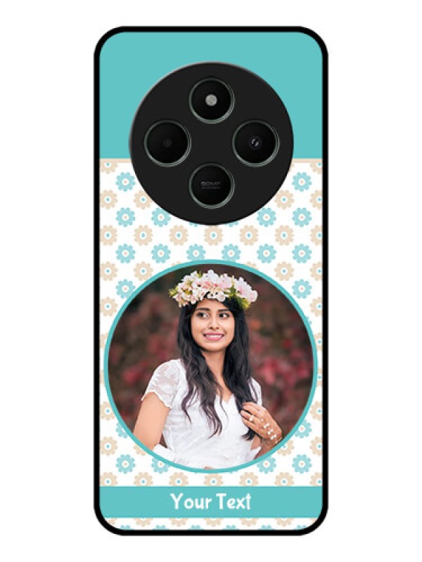 Custom Redmi 14c 5G Custom Metal Phone CaseBeautiful Flowers Design