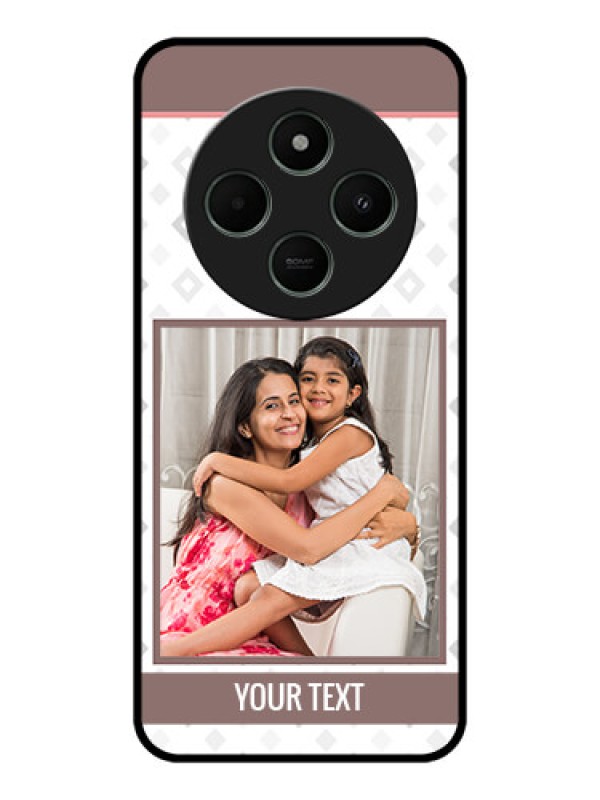 Custom Redmi 14c 5G Custom Metal Phone CaseSimple Diamond Design