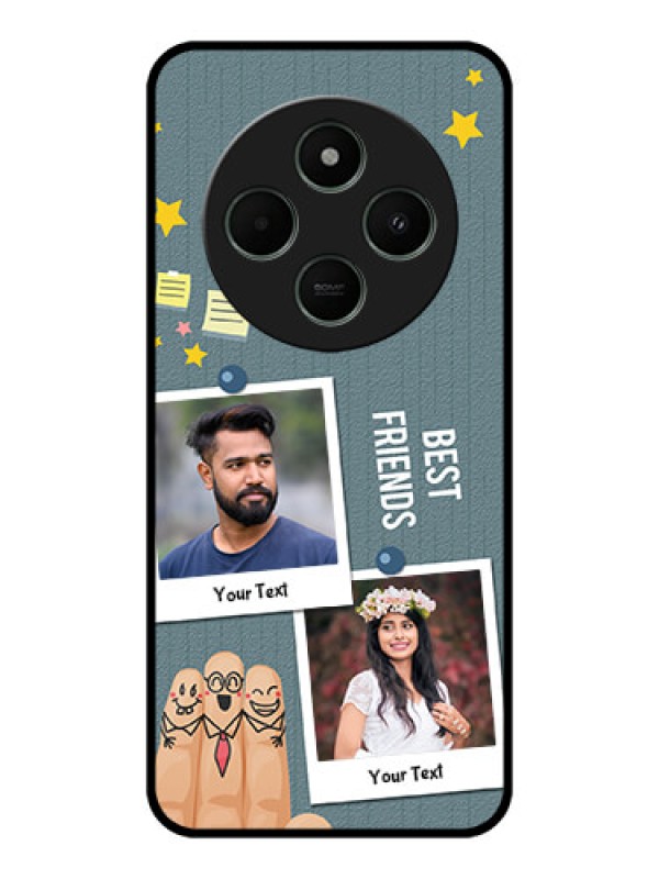 Custom Redmi 14c 5G Custom Metal Phone CaseSticky Frames And Friendship Design