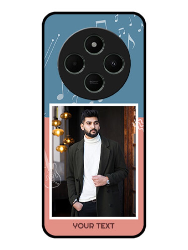 Custom Redmi 14c 5G Custom Metal Phone CaseWith Color Musical Note Design