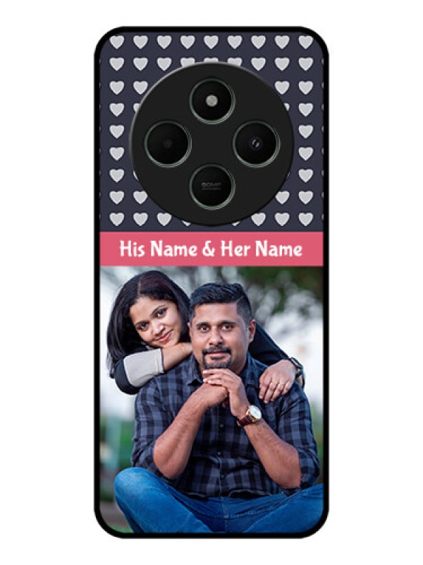 Custom Redmi A4 5G Custom Metal Phone CaseLove Symbols Design