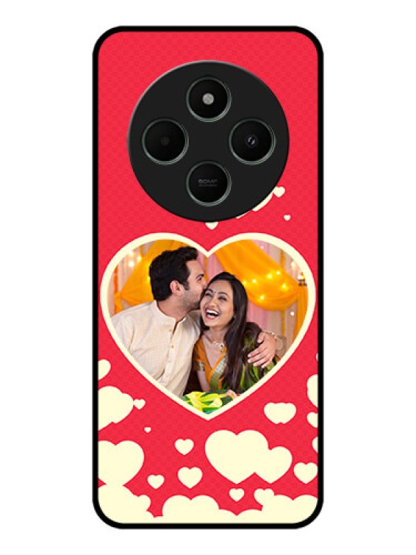 Custom Redmi A4 5G Custom Metal Phone CaseLove Symbols Phone Cover Design