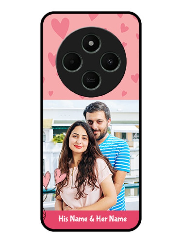 Custom Redmi A4 5G Custom Metal Phone CaseLove Design Peach Color