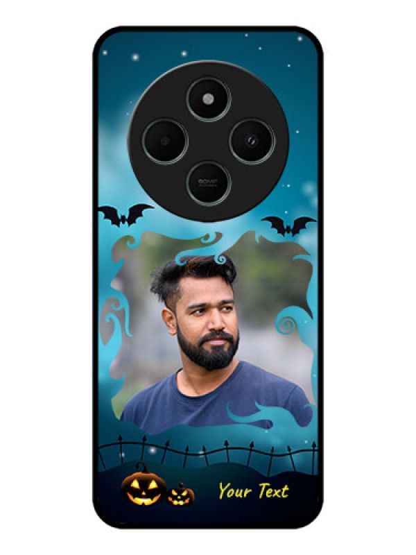 Custom Redmi A4 5G Custom Metal Phone CaseHalloween Frame Design
