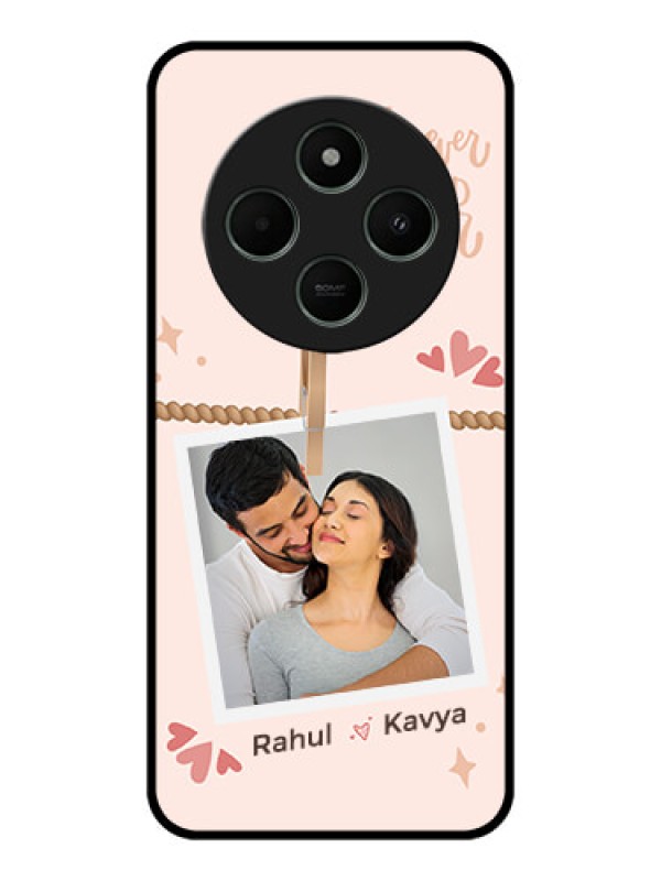 Custom Redmi A4 5G Custom Metal Phone CaseForever And Ever Love Design