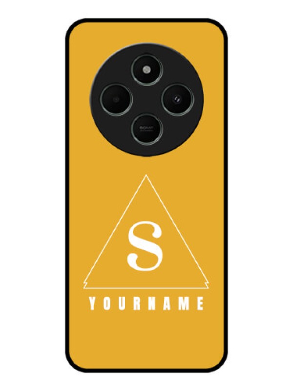 Custom Redmi A4 5G Custom Metal Phone CaseSimple Triangle Design