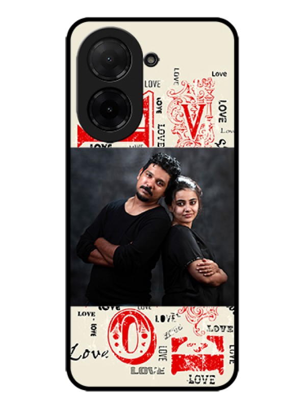 Custom Xiaomi Redmi A5 Custom Metal Phone Case - Trendy Love Design Case