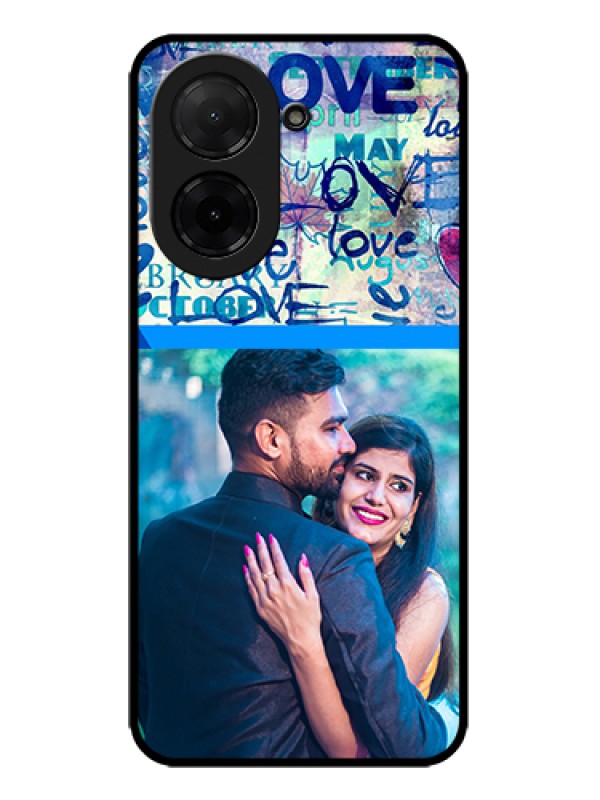 Custom Xiaomi Redmi A5 Custom Metal Phone Case - Colorful Love Design