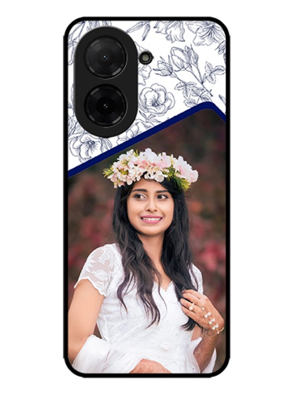 Custom Xiaomi Redmi A5 Custom Metal Phone Case - Classy Floral Design