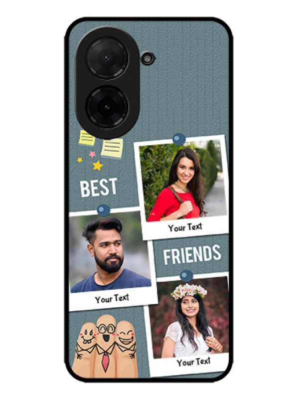 Custom Xiaomi Redmi A5 Custom Metal Phone Case - Sticky Frames And Friendship Design