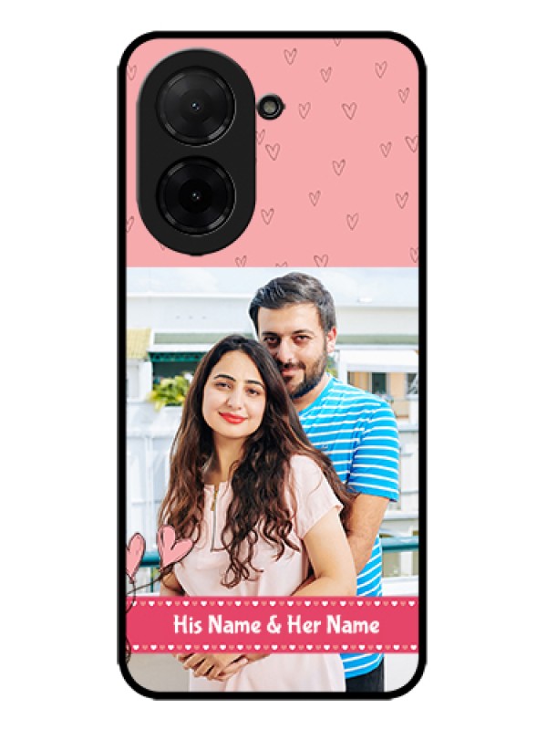 Custom Xiaomi Redmi A5 Custom Metal Phone Case - Love Design Peach Color