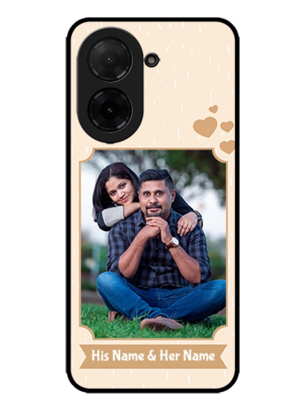 Custom Xiaomi Redmi A5 Custom Metal Phone Case - With Confetti Love Design