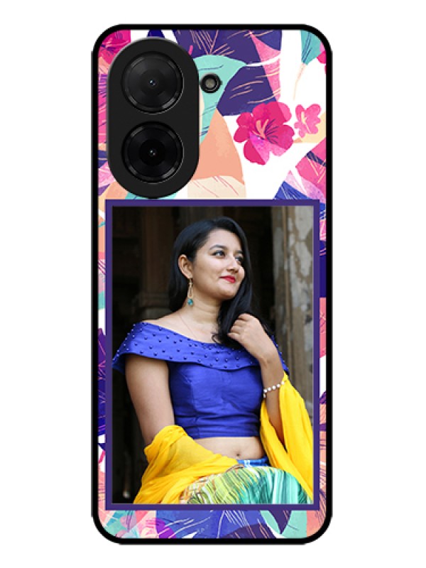 Custom Xiaomi Redmi A5 Custom Metal Phone Case - Abstract Floral Design