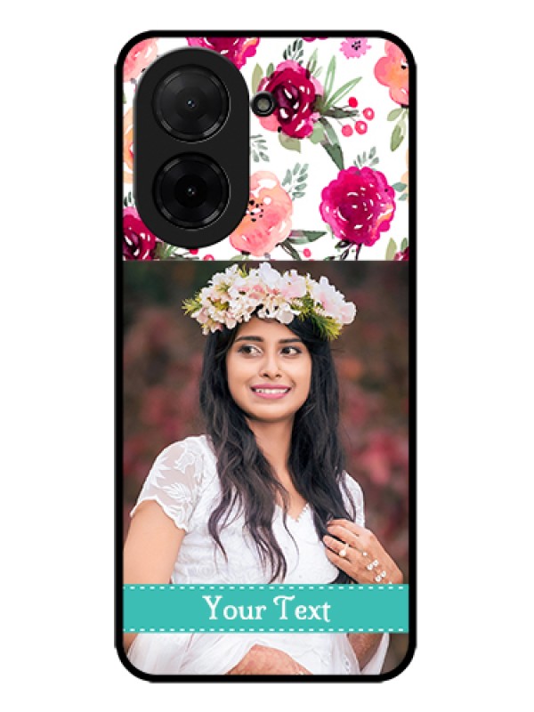 Custom Xiaomi Redmi A5 Custom Metal Phone Case - Water Colors Floral Design