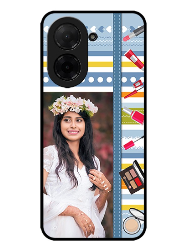 Custom Xiaomi Redmi A5 Custom Metal Phone Case - Makeup Icons Design