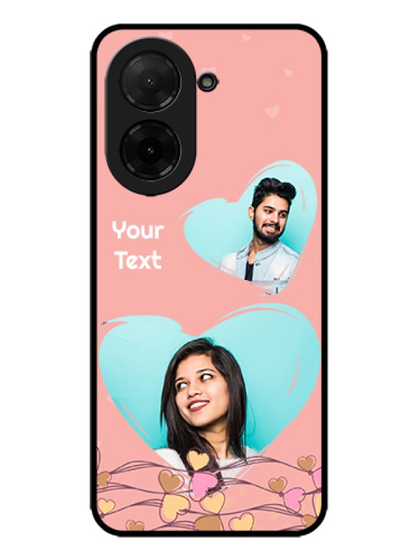 Custom Xiaomi Redmi A5 Custom Metal Phone Case - Love Doodle Design