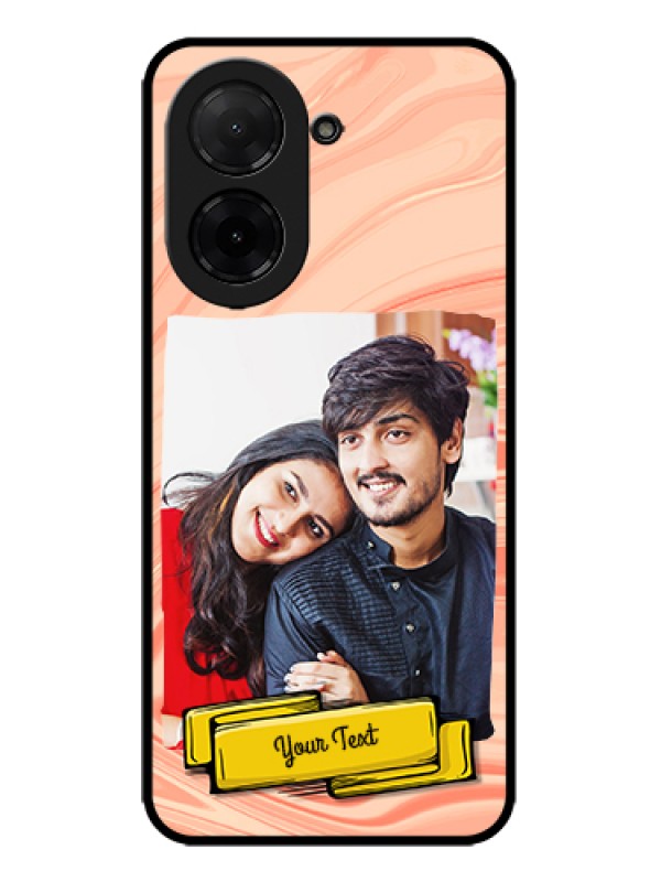 Custom Xiaomi Redmi A5 Custom Metal Phone Case - Marble Texture Design