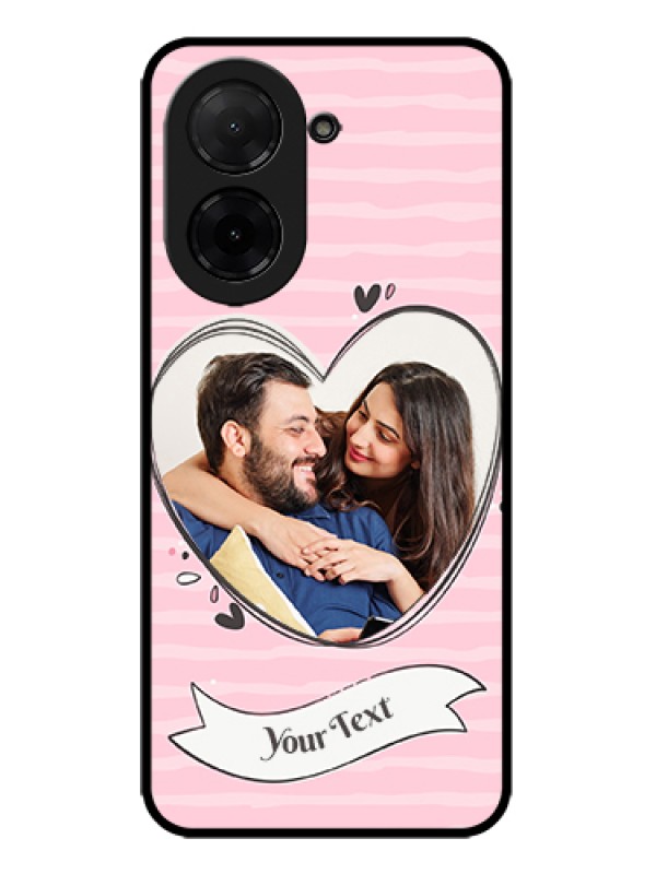 Custom Xiaomi Redmi A5 Custom Metal Phone Case - Vintage Heart Design