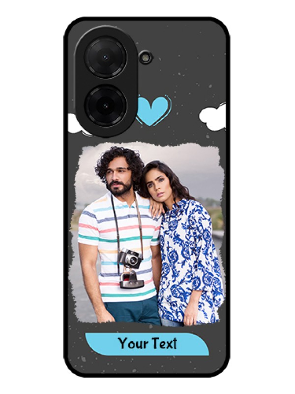 Custom Xiaomi Redmi A5 Custom Metal Phone Case - Splashes With Love Doodles Design