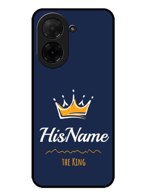 Custom Xiaomi Redmi A5 Custom Metal Phone Case - King With Name Design