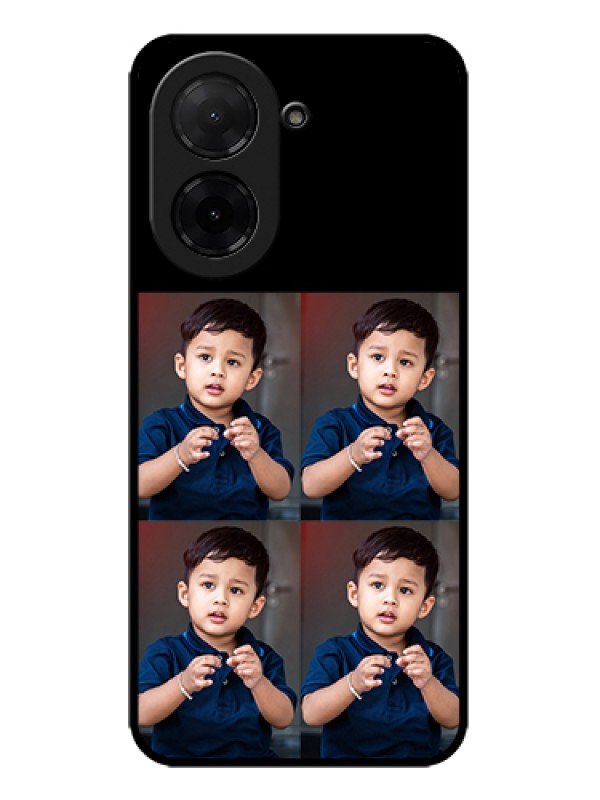 Custom Xiaomi Redmi A5 Custom Metal Phone Case - 4 Image Holder Design