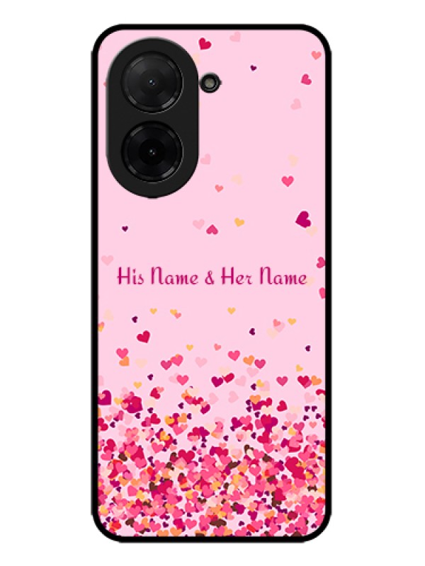 Custom Xiaomi Redmi A5 Custom Metal Phone Case - Floating Hearts Design
