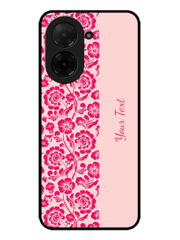 Custom Xiaomi Redmi A5 Custom Metal Phone Case - Attractive Floral Pattern Design