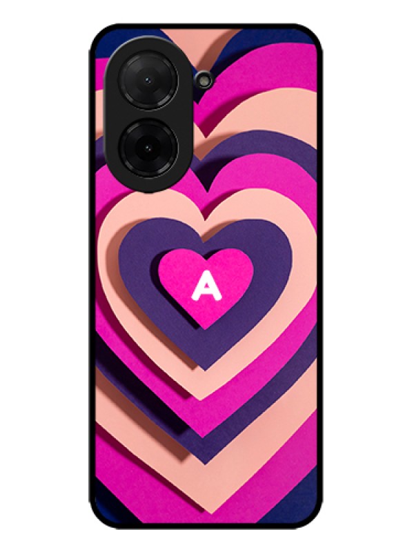 Custom Xiaomi Redmi A5 Custom Metal Phone Case - Cute Heart Pattern Design