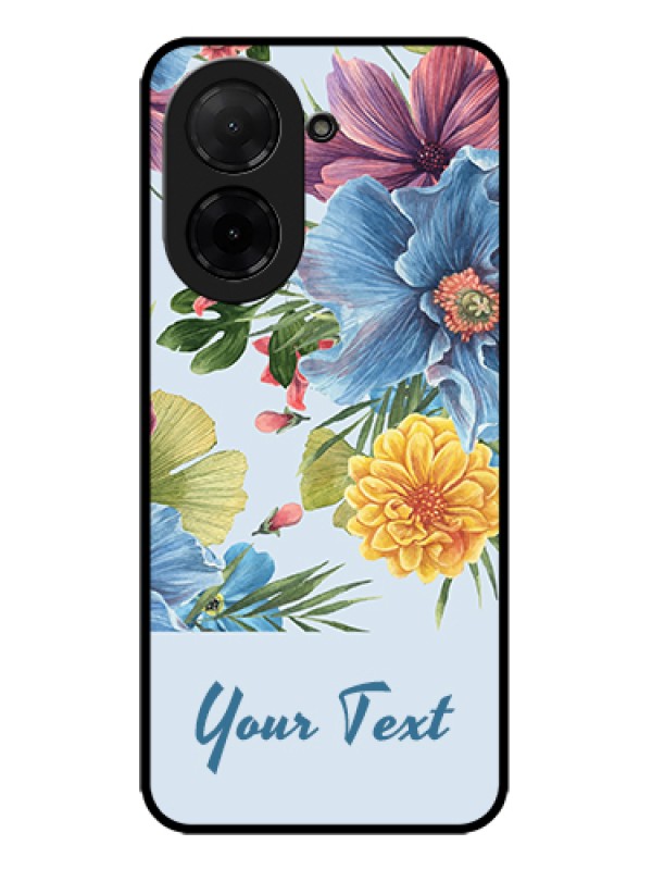 Custom Xiaomi Redmi A5 Custom Metal Phone Case - Stunning Watercolored Flowers Painting Design