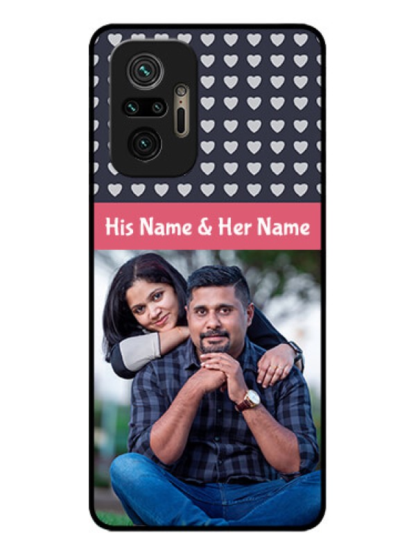 Custom Redmi Note 10 Pro Max Custom Metal Phone CaseLove Symbols Design