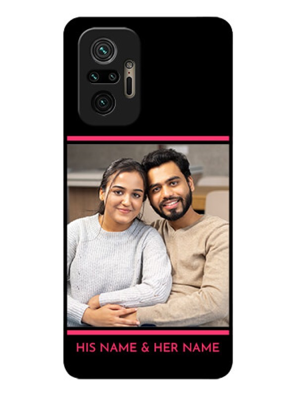 Custom Redmi Note 10 Pro Max Custom Metal Phone CaseWith Add Text Design