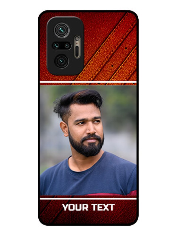 Custom Redmi Note 10 Pro Max Custom Metal Phone CaseLeather Phone Case Design