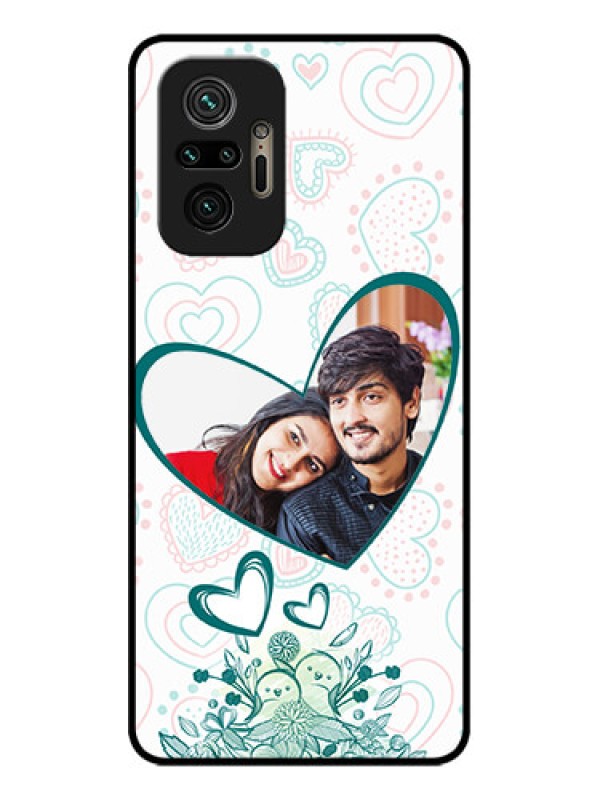 Custom Redmi Note 10 Pro Max Custom Metal Phone CasePremium Couple Design