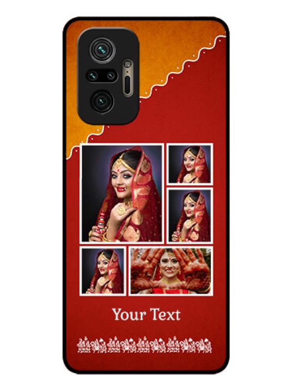 Custom Redmi Note 10 Pro Max Custom Metal Phone CaseWedding Pic Upload Design