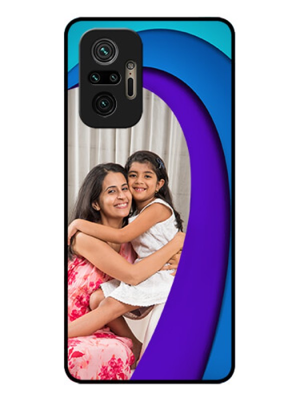 Custom Redmi Note 10 Pro Max Custom Metal Phone CaseSimple Pattern Design