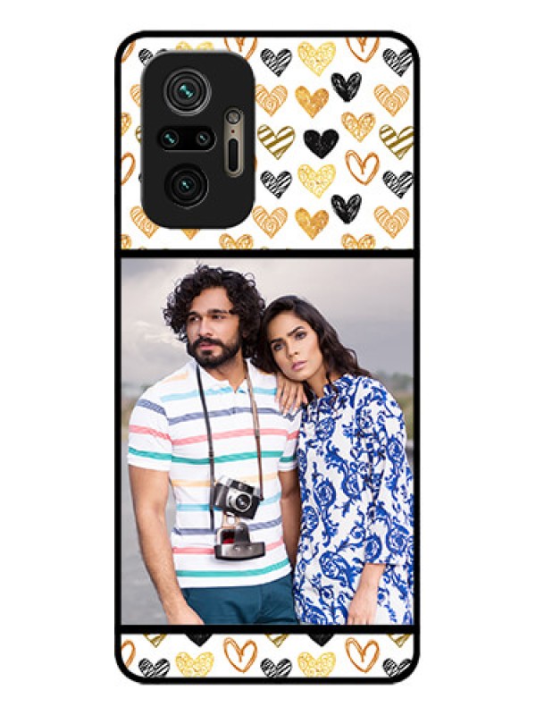 Custom Redmi Note 10 Pro Max Custom Metal Phone CaseLove Symbol Design