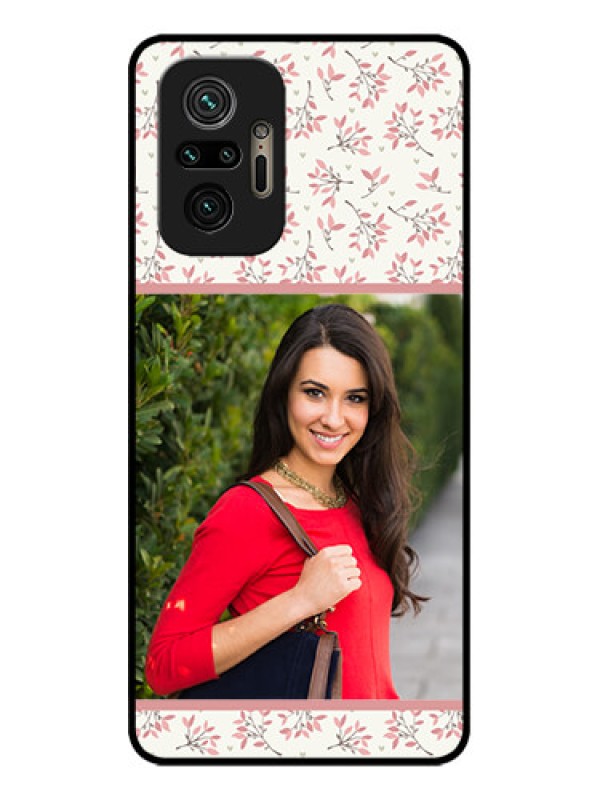 Custom Redmi Note 10 Pro Max Custom Metal Phone CaseStunning Floral Design