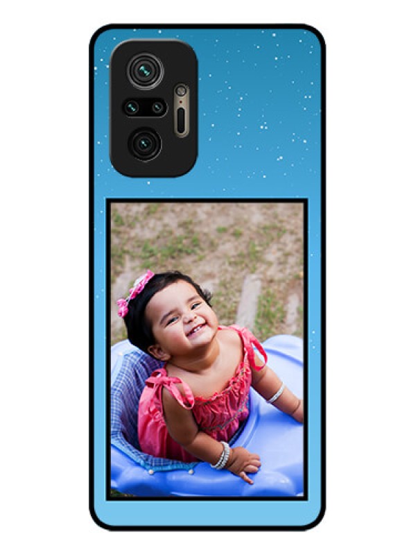 Custom Redmi Note 10 Pro Max Custom Metal Phone CaseWave Pattern Colorful Design