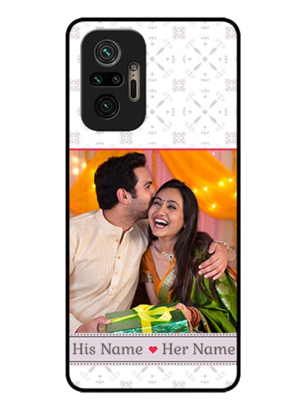 Custom Redmi Note 10 Pro Max Custom Metal Phone CaseWith Photo And Ethnic Design