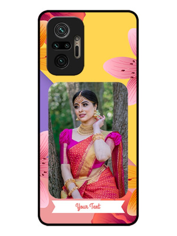 Custom Redmi Note 10 Pro Max Custom Metal Phone Case3 Image With Vintage Floral Design