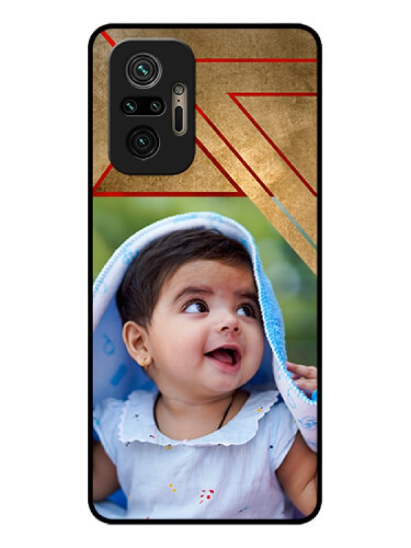 Custom Redmi Note 10 Pro Max Custom Metal Phone CaseGradient Abstract Texture Design