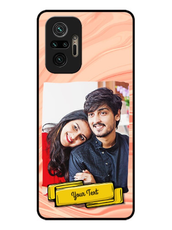 Custom Redmi Note 10 Pro Max Custom Metal Phone CaseMarble Texture Design