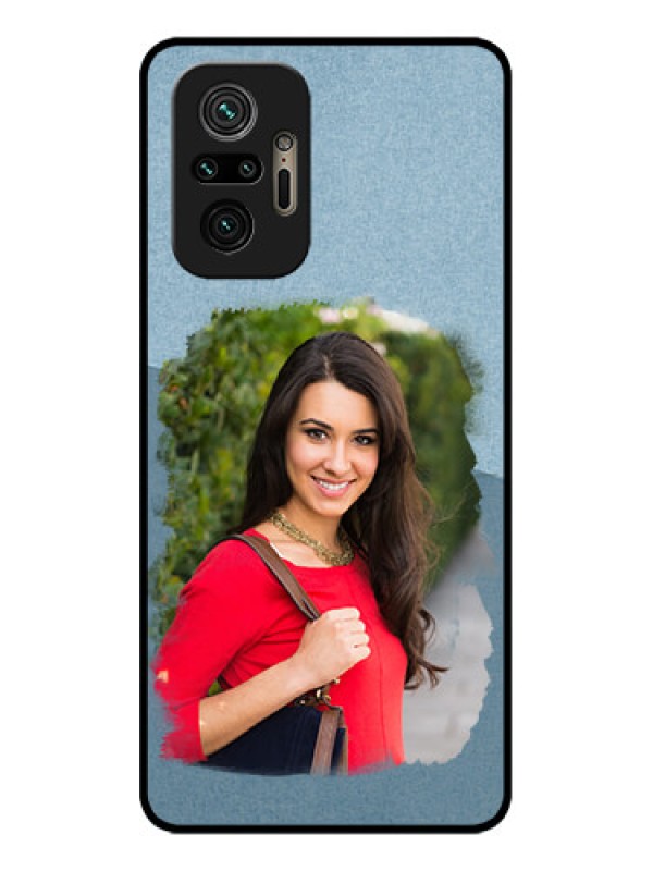 Custom Redmi Note 10 Pro Max Custom Metal Phone CaseGrunge Line Art Design