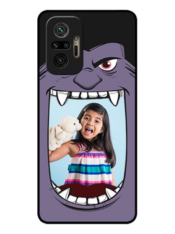 Custom Redmi Note 10 Pro Max Custom Metal Phone CaseAngry Monster Design
