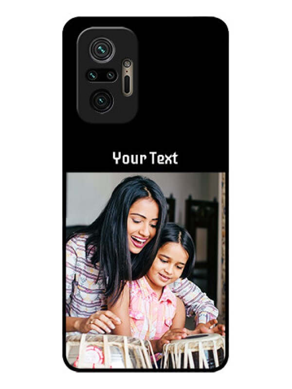 Custom Redmi Note 10 Pro Max Custom Metal Phone CasePhoto With Name Design