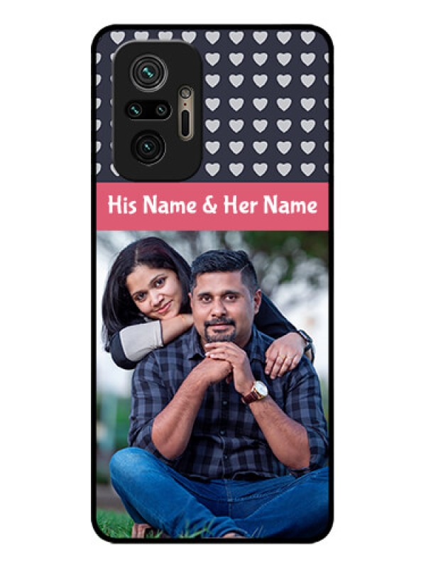Custom Redmi Note 10 Pro Custom Metal Phone Case - Love Symbols Design