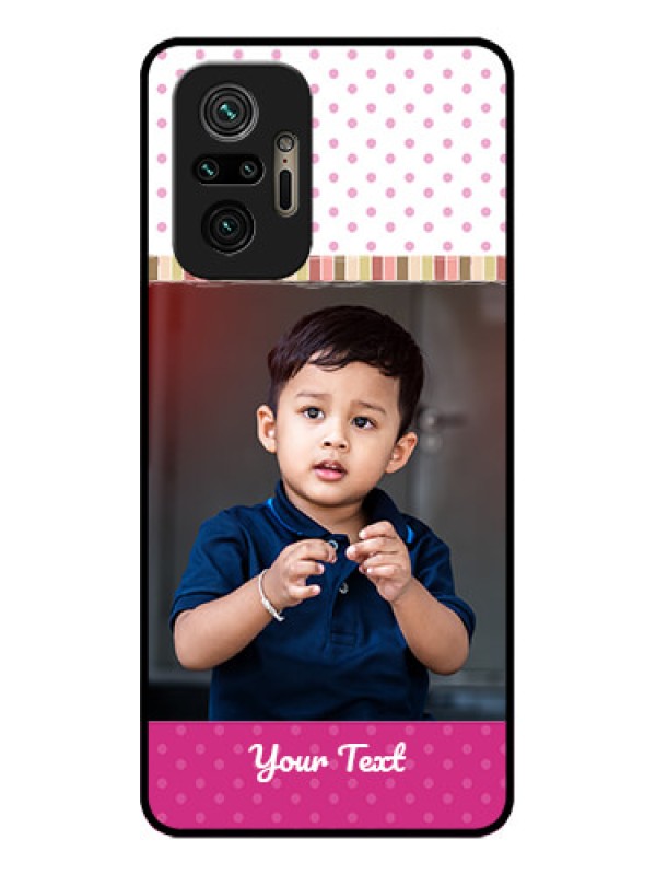 Custom Redmi Note 10 Pro Custom Metal Phone Case - Cute Girls Cover Design